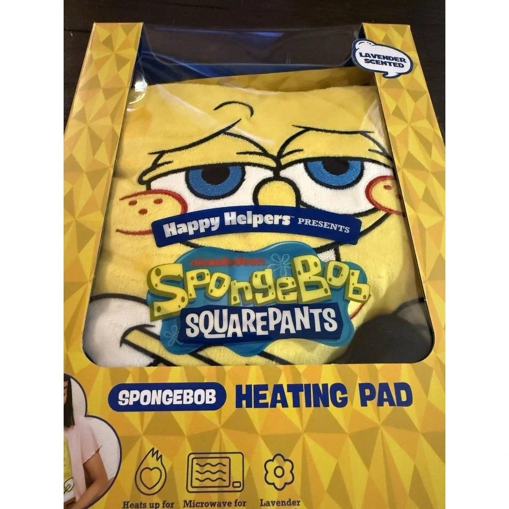 Spongebob Squarepants KIDS Microwaveable Heating Pad/Bed Buddy New In Box